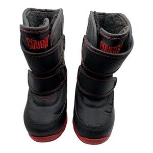 Cougar Seth 2 Kids‎ Winter Boots Size 6 Black Red Waterproof Cold Rated -24°C